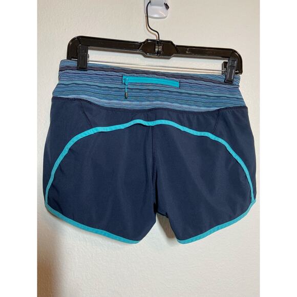 Lululemon Run Times Short Inkwell Space Dye Twist Naval Blue Peacock Blue 4 - Picture 6 of 6